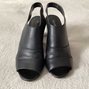 Michael Kors 7.5 open toe sling backs